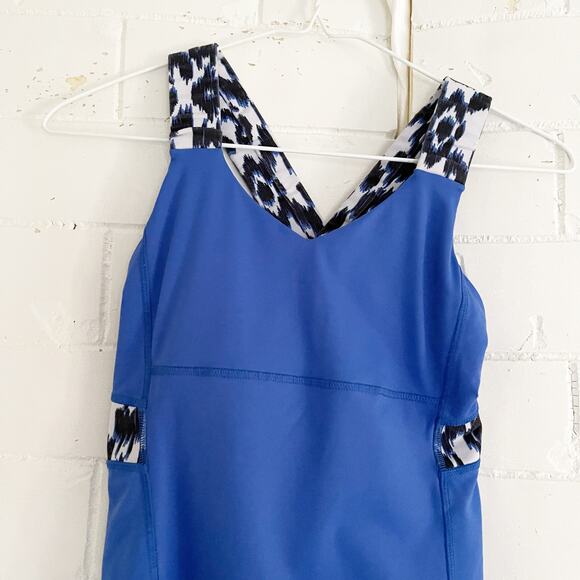 LULULEMON Push Ur Limits Tank Sprinkler Blue Ikat 4 - Picture 4 of 8